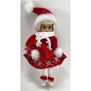 Tonner Tiny Ann Estelle Doll Skating Christmas Dress 8" Red Mary Engelbreit 2003